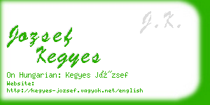 jozsef kegyes business card